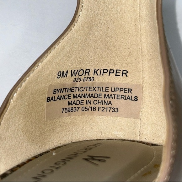 Worthington Wor Kipper Nude Heels Size 9 - Picture 12 of 13